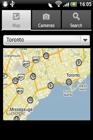 Canada Traffic Cameras Android Travel & Local