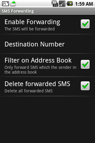 SMS Forwarding