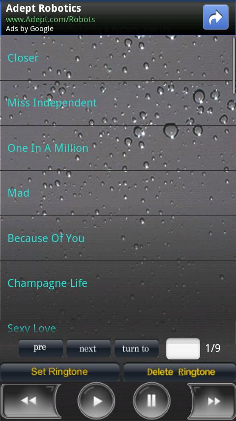 Ringtone Ne-Yo Android Entertainment