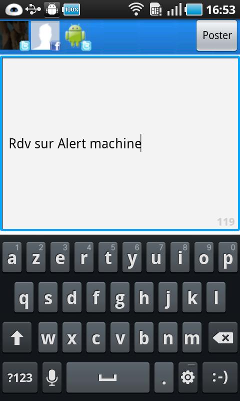 Alert Machine Android Social