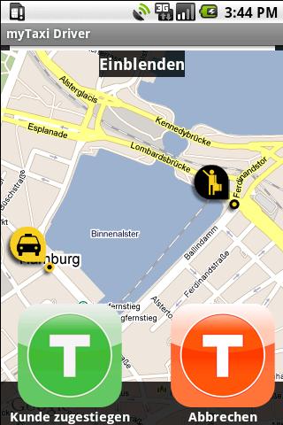 myTaxi  Für Taxifahrer