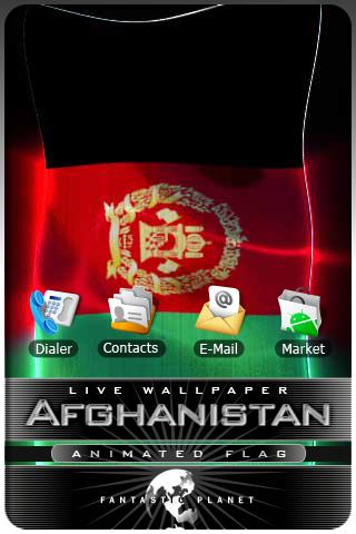 AFGHANISTAN LIVE FLAG Android Themes