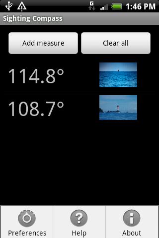 Sighting Compass Android Tools