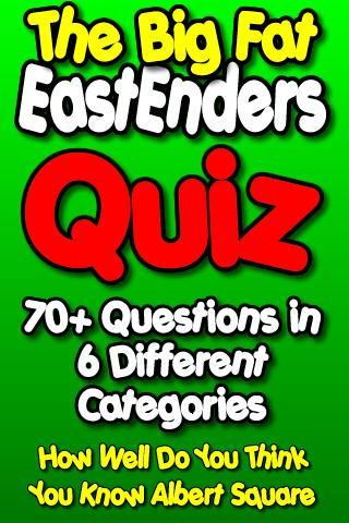 The Big Fat EastEnders Quiz