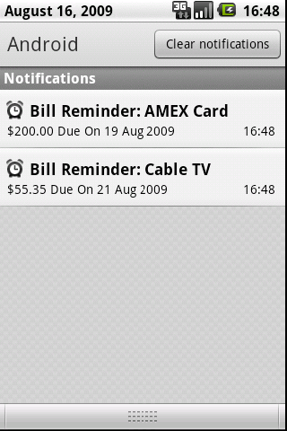 BillsReminder (Trial) Android Productivity