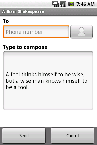 William Shakespeare Android Lifestyle