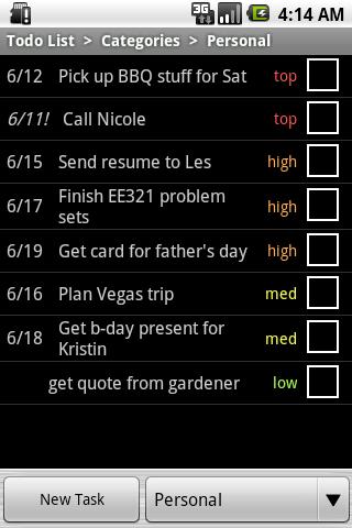 Todo List by dZippy Android Productivity