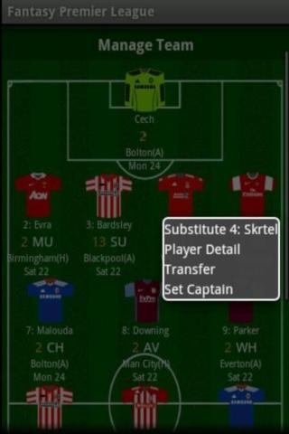 Fantasy Premier League Android Sports