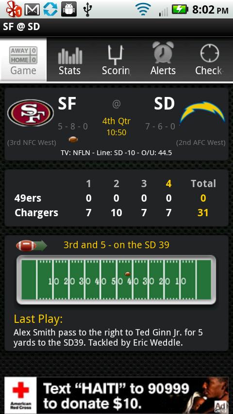Live Scores Android Sports