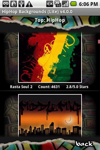 HipHop Backgrounds (Lite) Android Entertainment