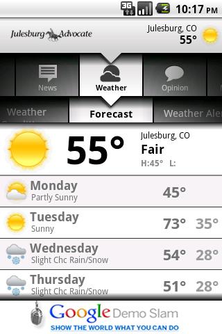 Julesburg Advocate Android News & Weather