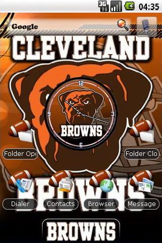 Cleveland Browns themes Android Personalization
