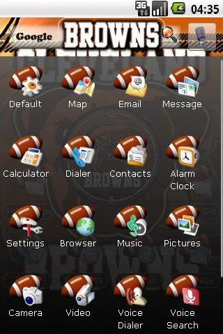 Cleveland Browns themes Android Personalization