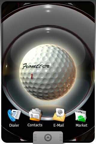 GOLF BALL live wallpaper Android Themes