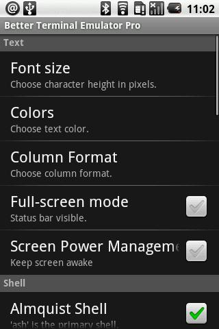 Better Terminal Emulator Pro Android Tools