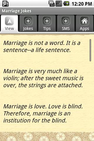 Marriage Jokes Android Social