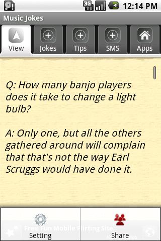 Music Jokes Android Tools