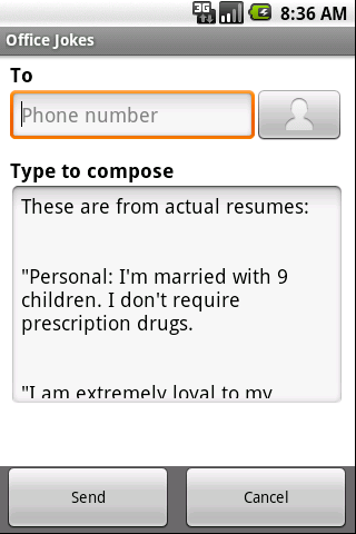 Office Jokes Android Communication