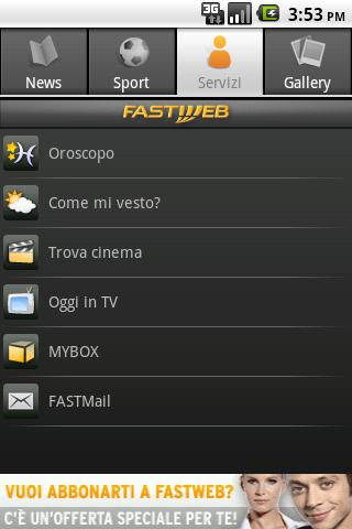 FASTWEB Android News & Magazines