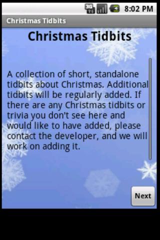 Christmas Tidbits Android Entertainment
