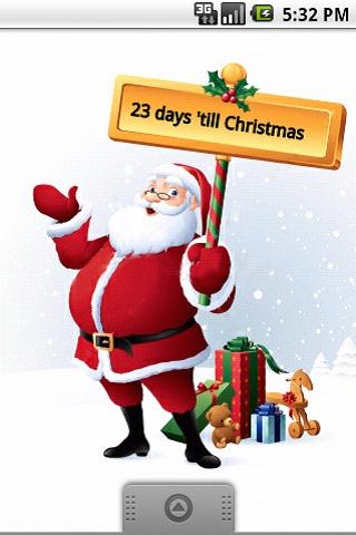 Sleeps to Christmas Countdown