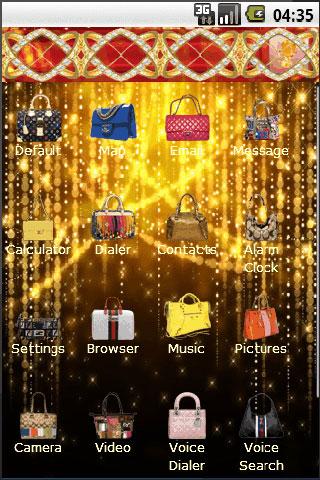 Designer Glitz & Glam Android Personalization