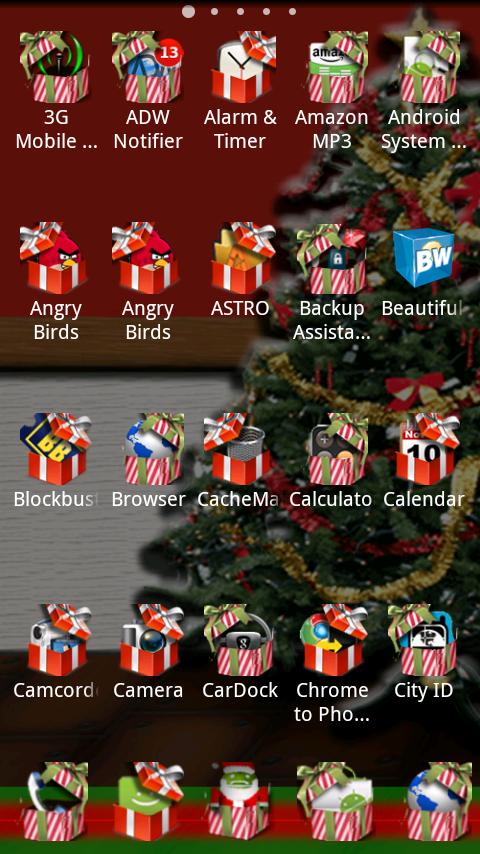 ADWTheme 1 Christmas Android Themes