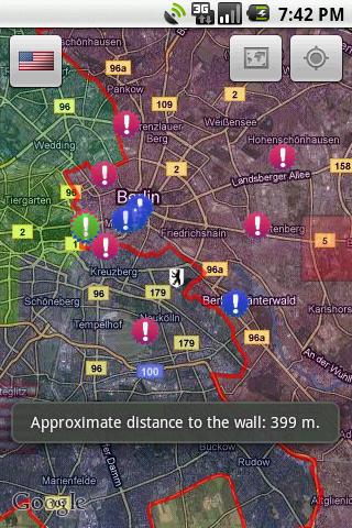 Berlin Wall -follow the source Android Travel & Local