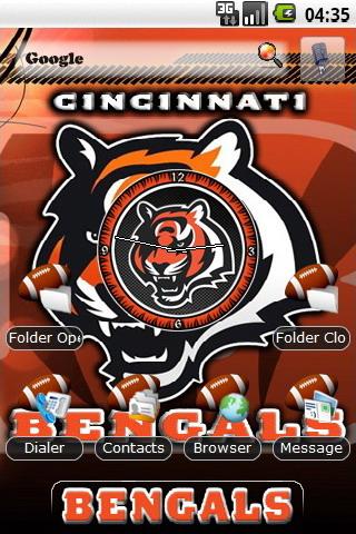 Cincinnati Bengals themes Android Personalization