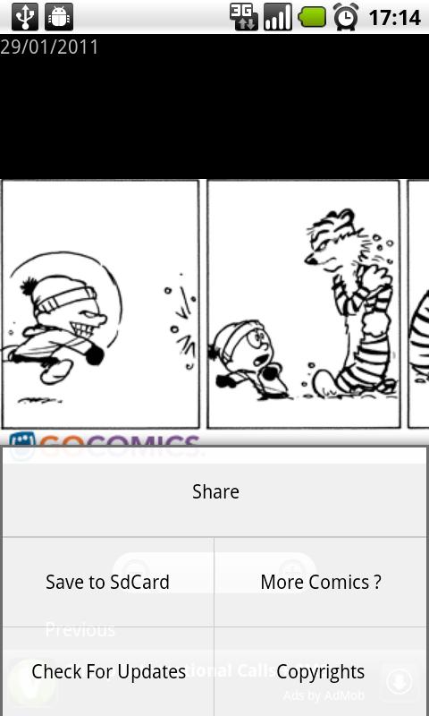Calvin and Hobbes Android Comics
