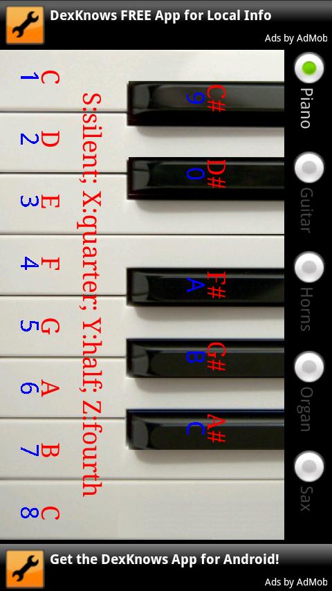 miniPiano Android Entertainment