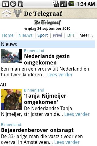 Nederland Kranten Android News & Weather