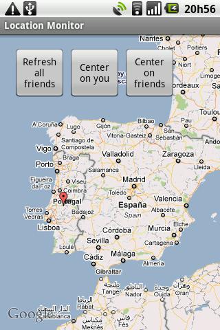Location Monitor Android Social
