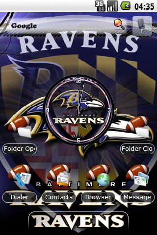 Baltimore Ravens themes Android Personalization