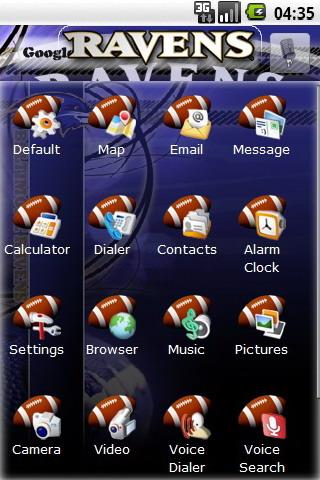 Baltimore Ravens themes Android Personalization