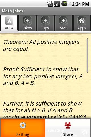Math Jokes Android Multimedia
