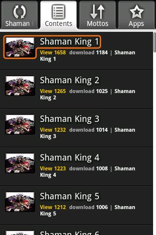 Shaman King Android Comics