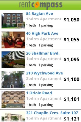 Apartment Rentals in Canada Android Reference