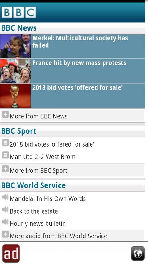BBC News Site Android Entertainment