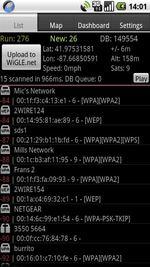 Wigle Wifi Android Tools