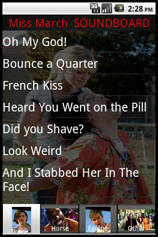 Miss March Soundboard Android Entertainment