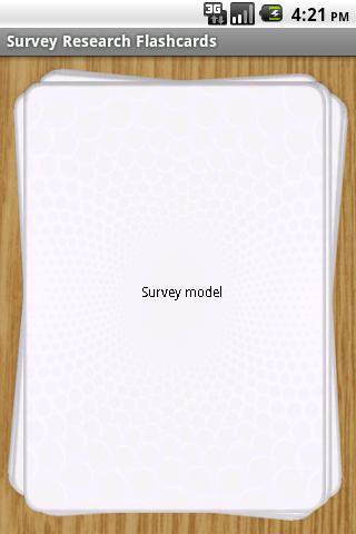 Survey Research Flashcards Android Education