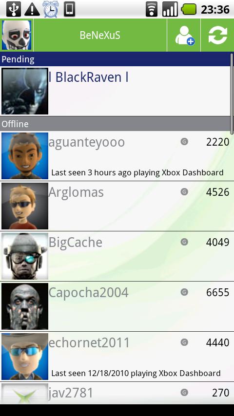 XBOX Live Statistics Android Entertainment