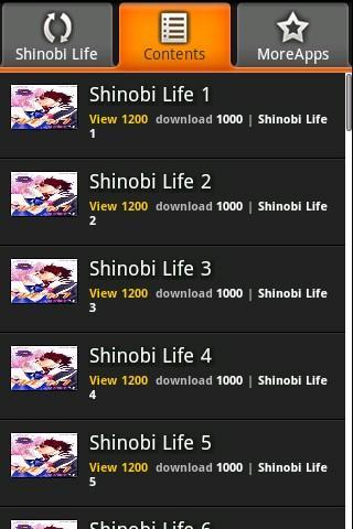 Shinobi Life Android Comics