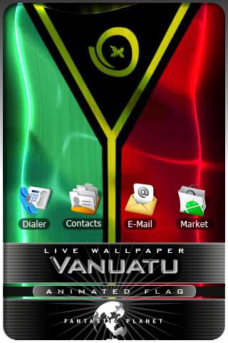 VANUATU LIVE FLAG