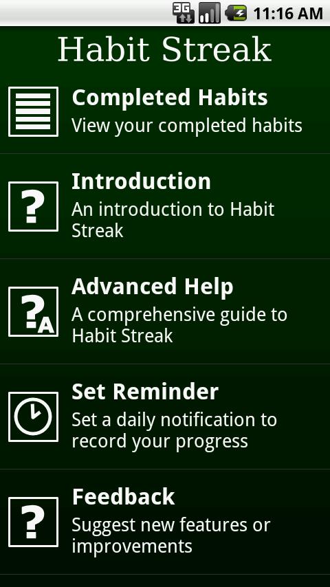 Habit Streak Android Productivity