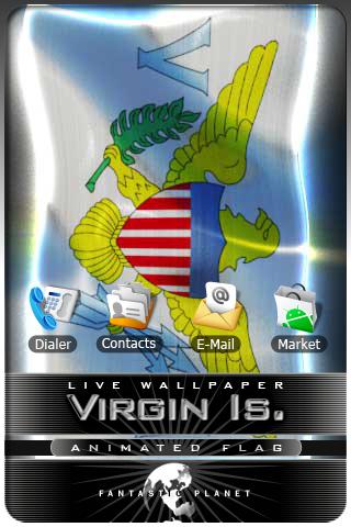 VIRGIN IS LIVE FLAG Android Themes