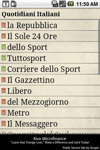 Quotidiani Italiani Android News & Weather