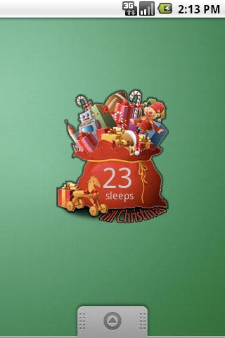 Sleeps to Christmas Widget Android Themes