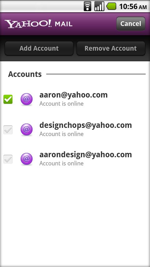 Yahoo! Mail for Android Android Communication